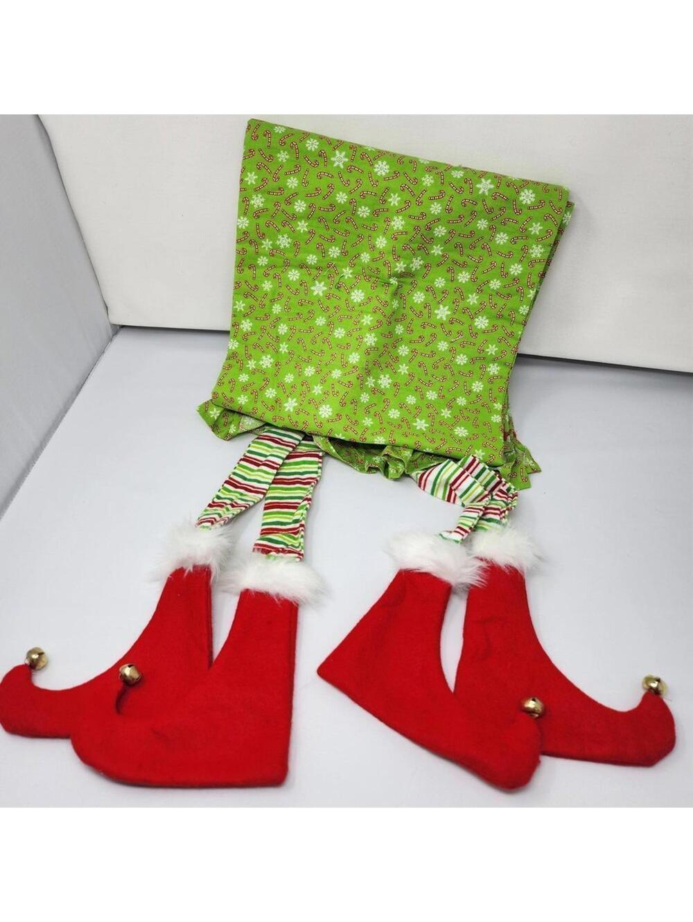 Handmade | Elf Feet with Bells Table Runner
